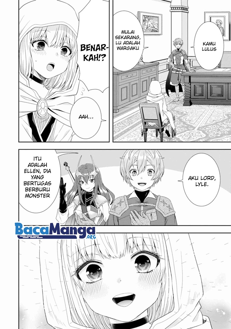 Tensei Ryoushu no Yuuryou Kaitaku: Zensei no Kioku o Ikashite White ni Tsutometara, Yuunou na Jinzai ga Atsumari Sugimashita Chapter 02.1 Bahasa Indonesia