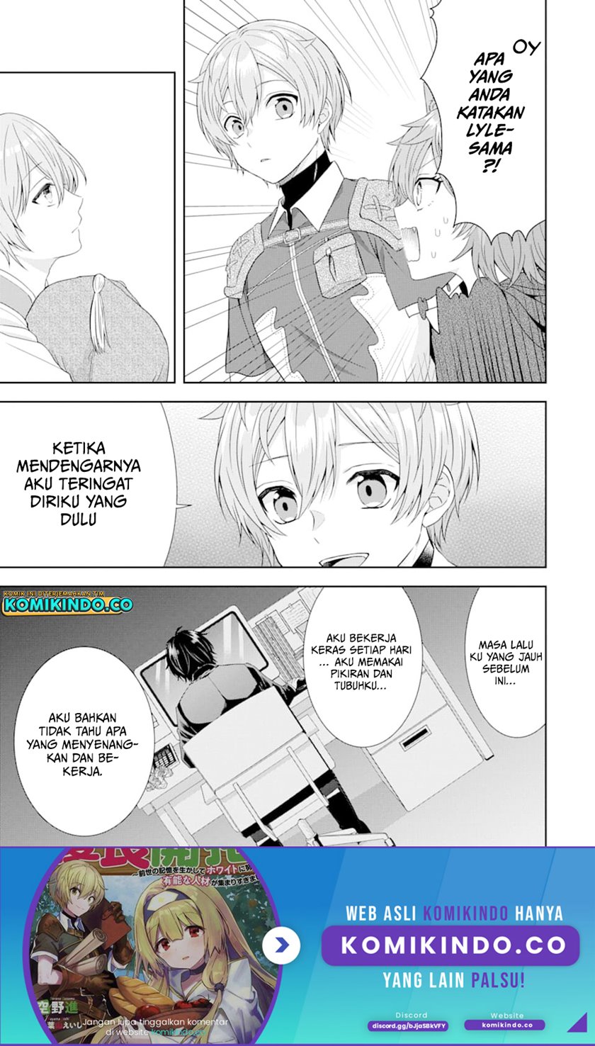 Tensei Ryoushu no Yuuryou Kaitaku: Zensei no Kioku o Ikashite White ni Tsutometara, Yuunou na Jinzai ga Atsumari Sugimashita chapter 4