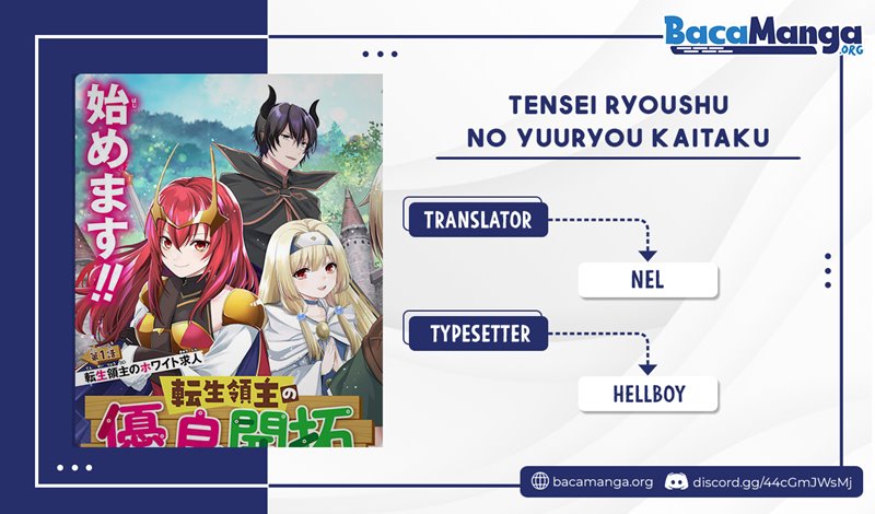 Tensei Ryoushu no Yuuryou Kaitaku: Zensei no Kioku o Ikashite White ni Tsutometara, Yuunou na Jinzai ga Atsumari Sugimashita chapter 12