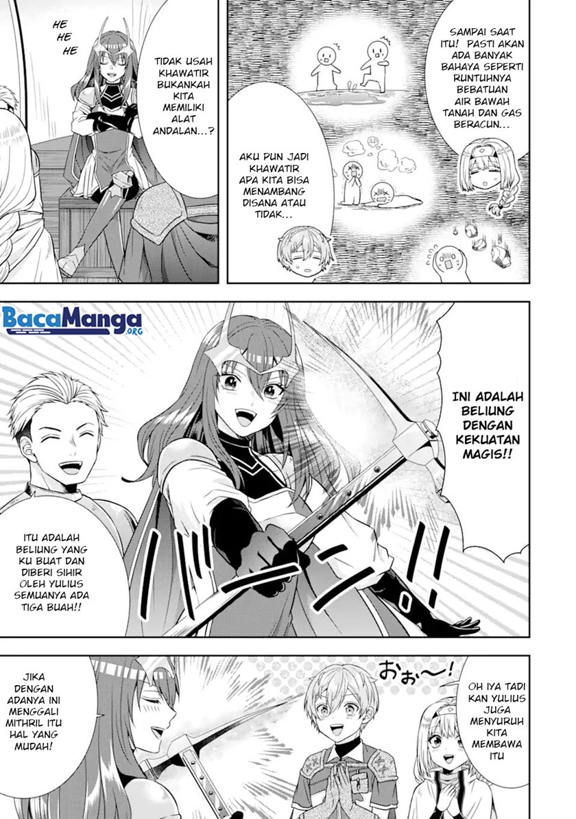 Tensei Ryoushu no Yuuryou Kaitaku: Zensei no Kioku o Ikashite White ni Tsutometara, Yuunou na Jinzai ga Atsumari Sugimashita Chapter 14.2 Bahasa Indonesia