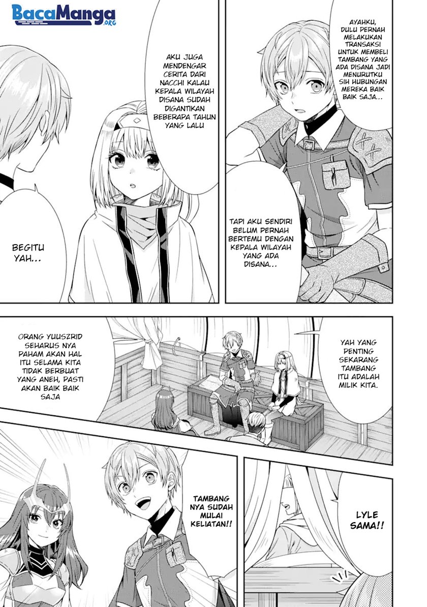 Tensei Ryoushu no Yuuryou Kaitaku: Zensei no Kioku o Ikashite White ni Tsutometara, Yuunou na Jinzai ga Atsumari Sugimashita Chapter 14.2 Bahasa Indonesia