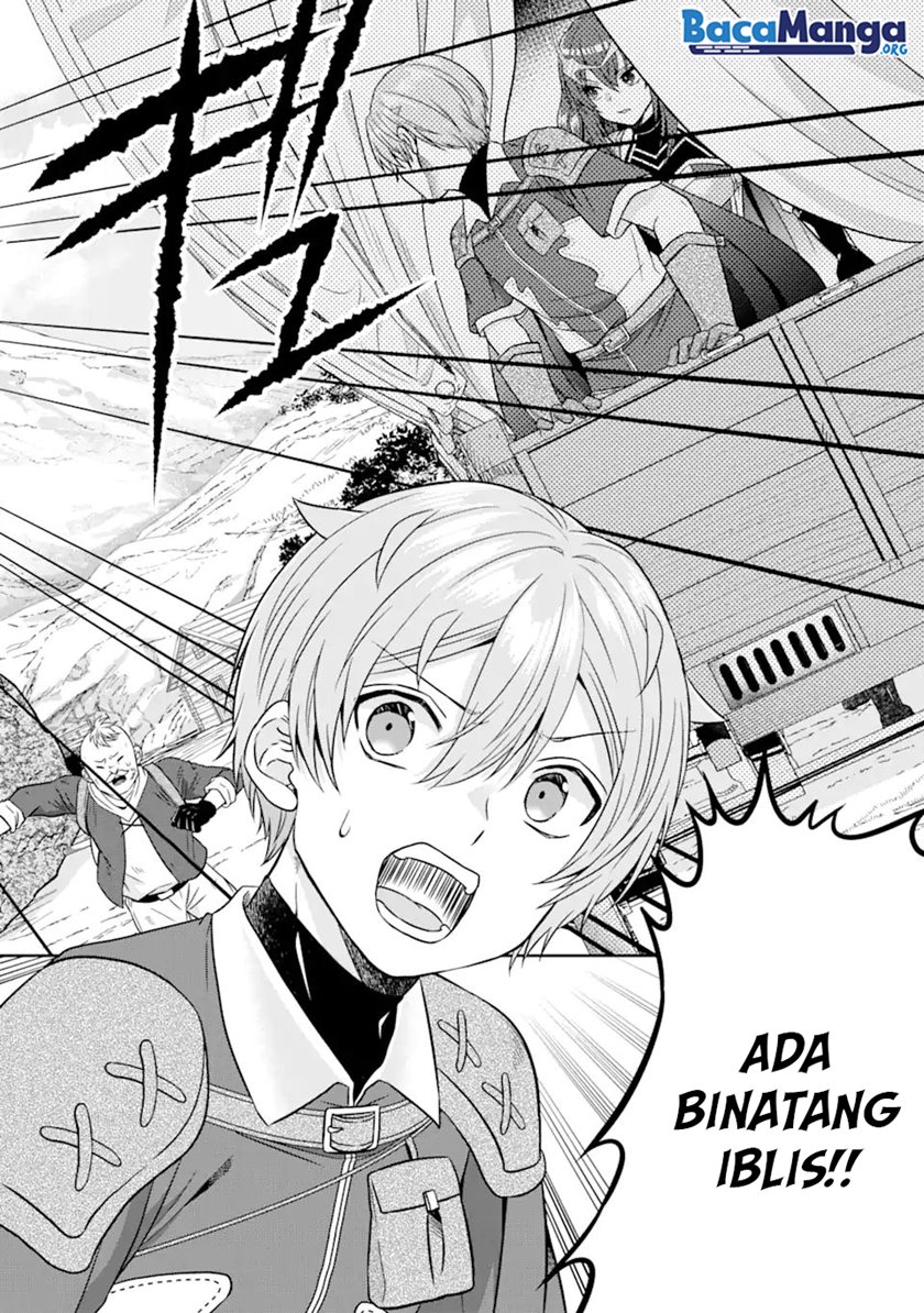 Tensei Ryoushu no Yuuryou Kaitaku: Zensei no Kioku o Ikashite White ni Tsutometara, Yuunou na Jinzai ga Atsumari Sugimashita Chapter 14.2 Bahasa Indonesia