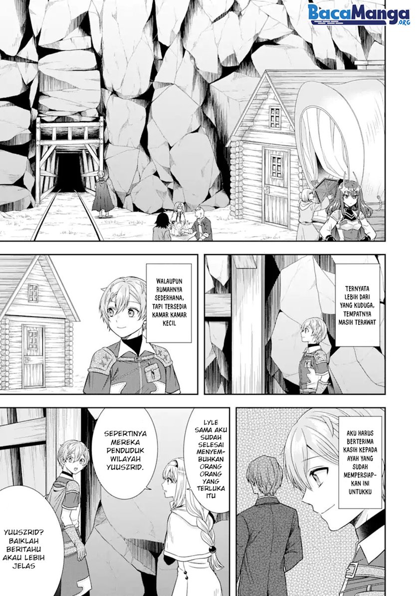 Tensei Ryoushu no Yuuryou Kaitaku: Zensei no Kioku o Ikashite White ni Tsutometara, Yuunou na Jinzai ga Atsumari Sugimashita Chapter 14.2 Bahasa Indonesia