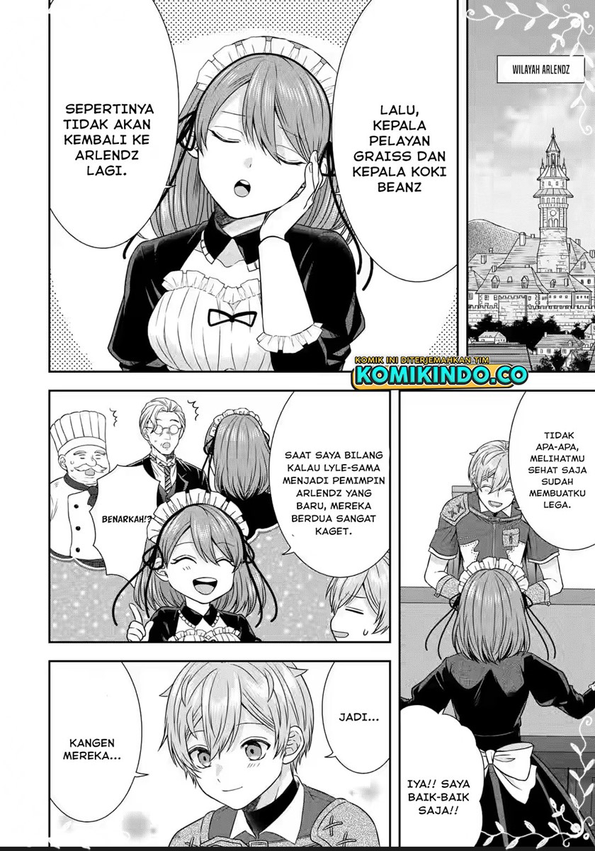 Tensei Ryoushu no Yuuryou Kaitaku: Zensei no Kioku o Ikashite White ni Tsutometara, Yuunou na Jinzai ga Atsumari Sugimashita Chapter 24.1 Bahasa Indonesia