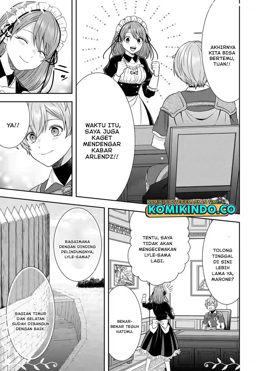 Tensei Ryoushu no Yuuryou Kaitaku: Zensei no Kioku o Ikashite White ni Tsutometara, Yuunou na Jinzai ga Atsumari Sugimashita Chapter 24.1 Bahasa Indonesia