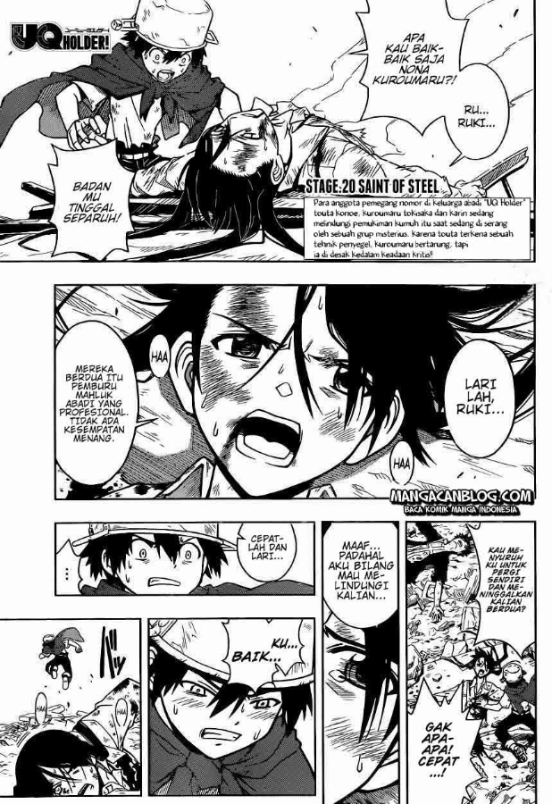 UQ Holder Chapter 20 Bahasa Indonesia