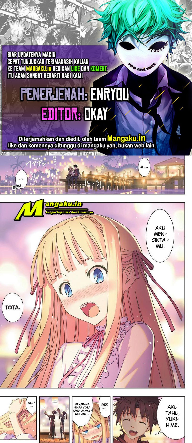UQ Holder Chapter 192.1 Bahasa Indonesia