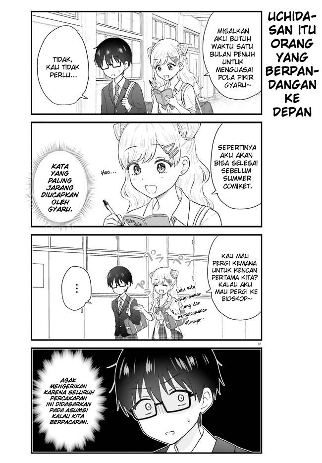 Uchida-san wa Zettai ni Gyaru Janai! chapter 1