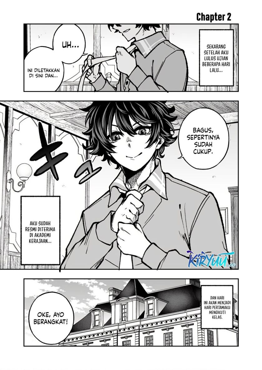 Umarekawatta Kensei Kenshi ga Reiguu sareru Majutsu Shijou Shugi no Gakuen de Musou suru Chapter 02 Bahasa Indonesia