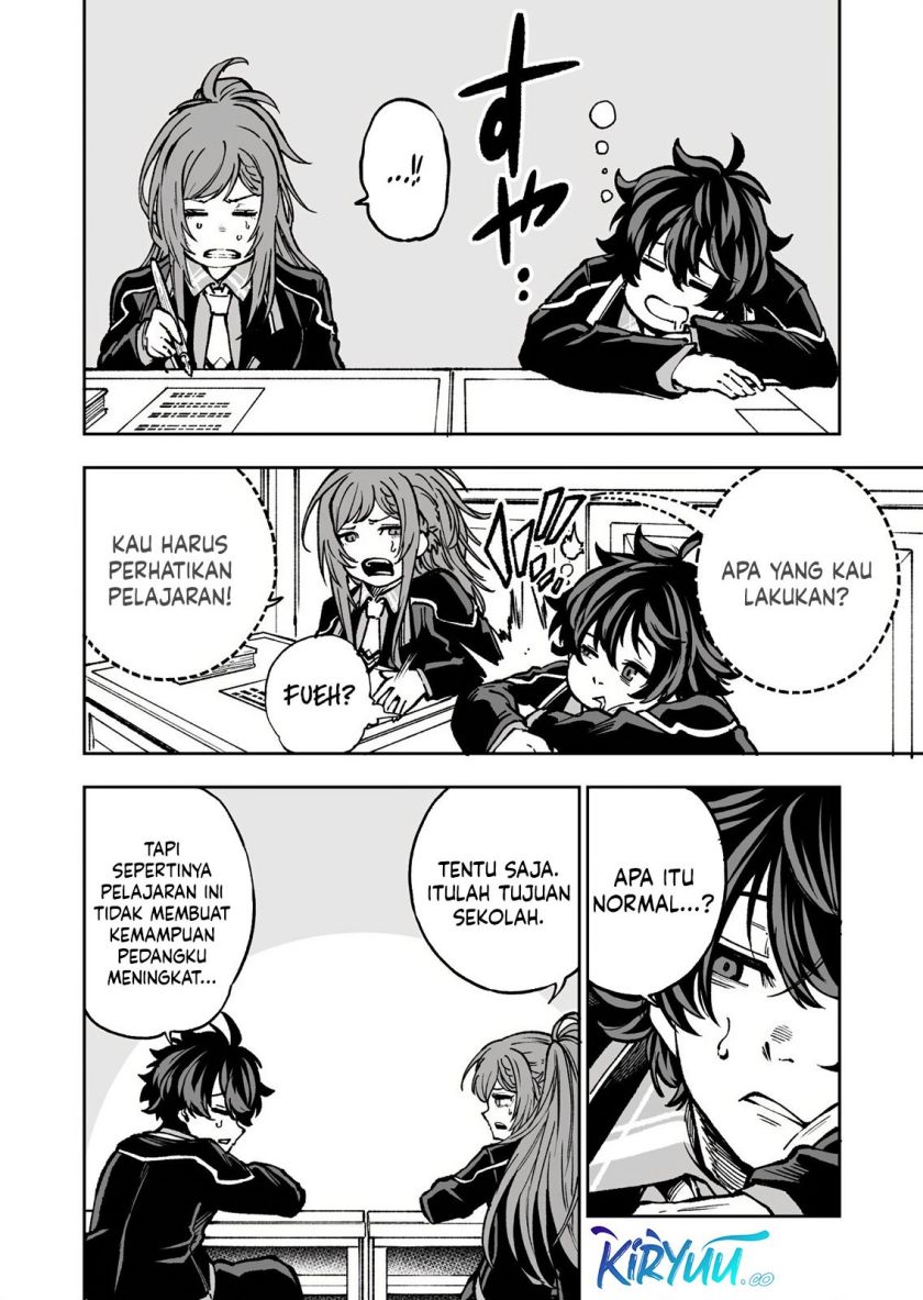 Umarekawatta Kensei Kenshi ga Reiguu sareru Majutsu Shijou Shugi no Gakuen de Musou suru Chapter 02 Bahasa Indonesia