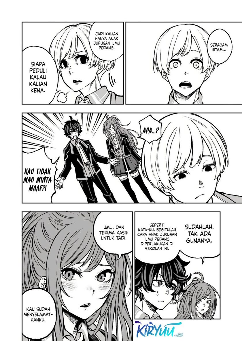 Umarekawatta Kensei Kenshi ga Reiguu sareru Majutsu Shijou Shugi no Gakuen de Musou suru Chapter 02 Bahasa Indonesia
