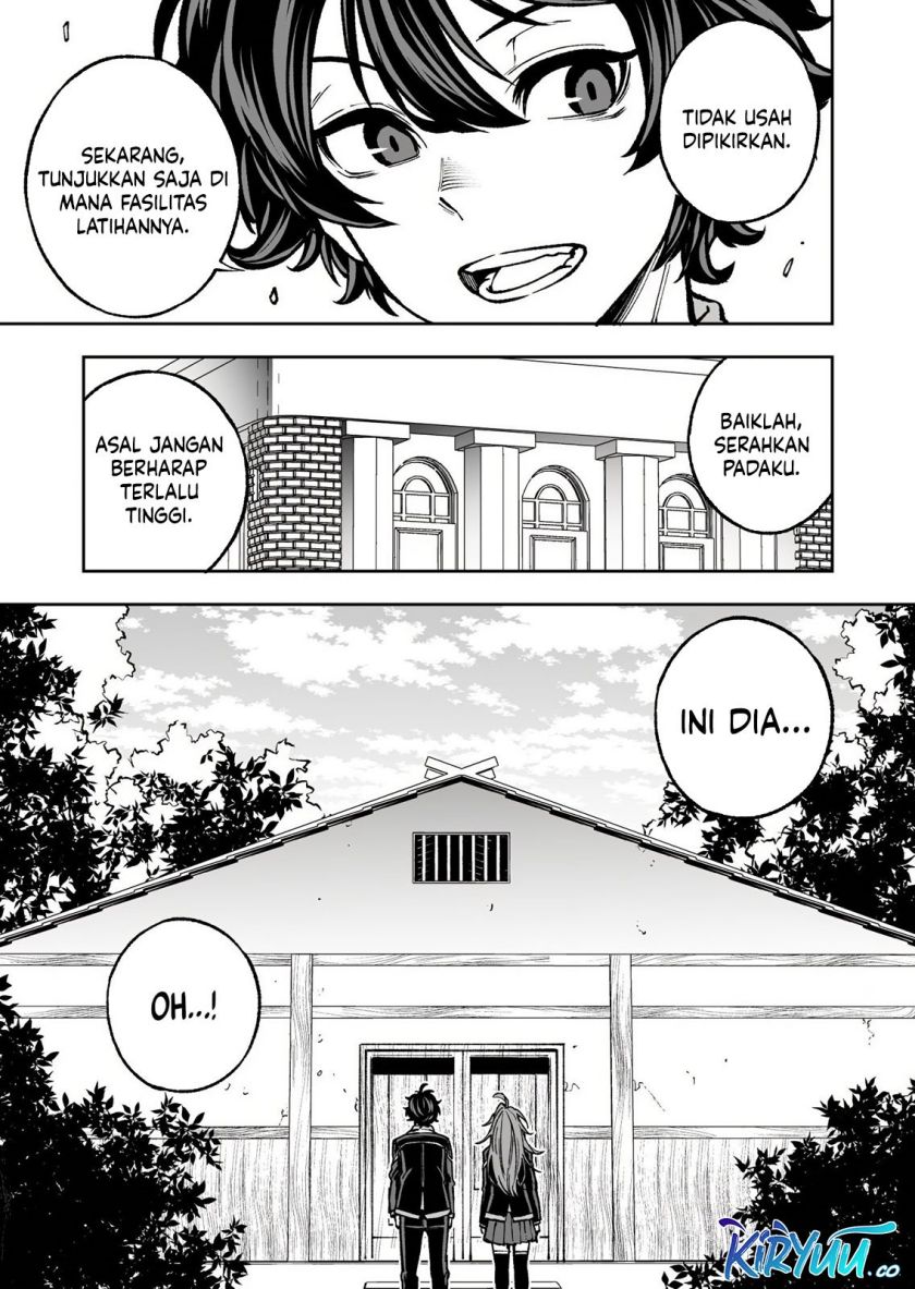 Umarekawatta Kensei Kenshi ga Reiguu sareru Majutsu Shijou Shugi no Gakuen de Musou suru Chapter 02 Bahasa Indonesia
