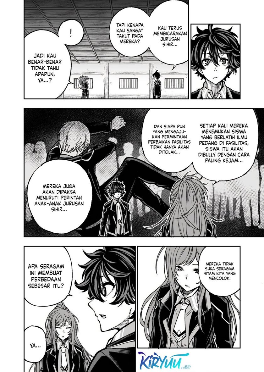 Umarekawatta Kensei Kenshi ga Reiguu sareru Majutsu Shijou Shugi no Gakuen de Musou suru Chapter 02 Bahasa Indonesia