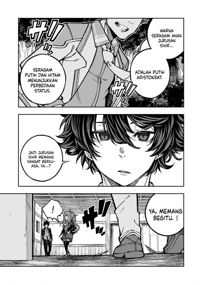 Umarekawatta Kensei Kenshi ga Reiguu sareru Majutsu Shijou Shugi no Gakuen de Musou suru Chapter 02 Bahasa Indonesia