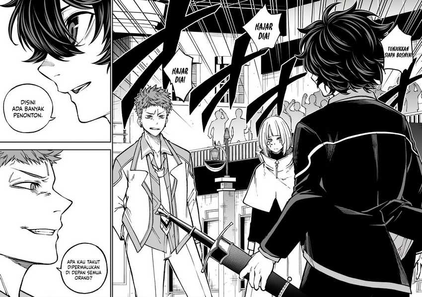 Umarekawatta Kensei Kenshi ga Reiguu sareru Majutsu Shijou Shugi no Gakuen de Musou suru Chapter 03 Bahasa Indonesia