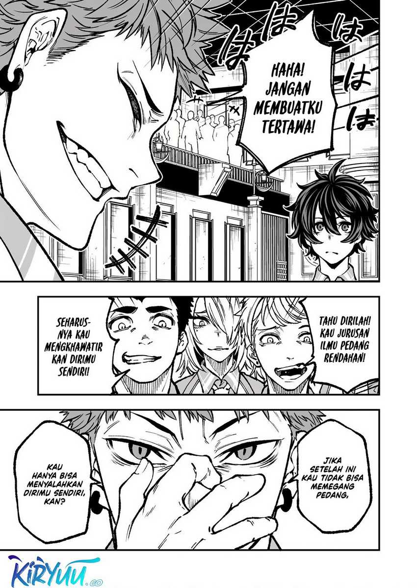 Umarekawatta Kensei Kenshi ga Reiguu sareru Majutsu Shijou Shugi no Gakuen de Musou suru Chapter 03 Bahasa Indonesia