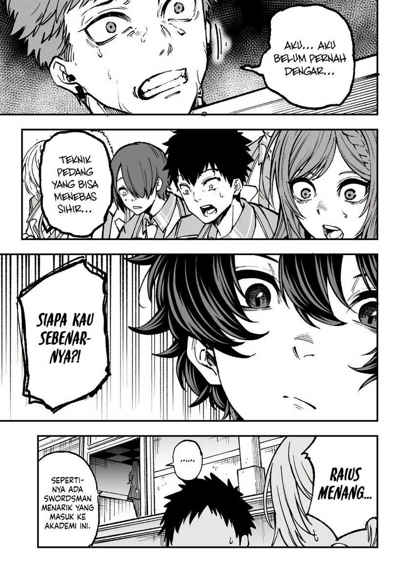 Umarekawatta Kensei Kenshi ga Reiguu sareru Majutsu Shijou Shugi no Gakuen de Musou suru Chapter 03 Bahasa Indonesia