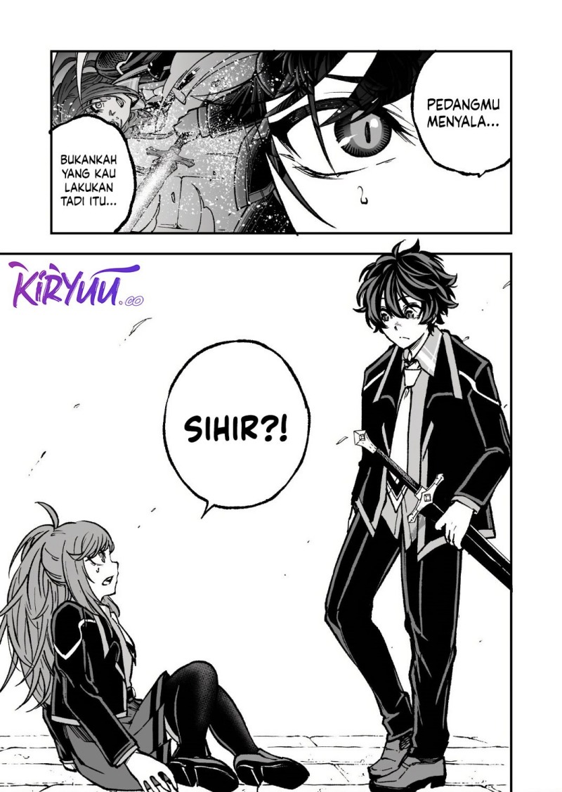 Umarekawatta Kensei Kenshi ga Reiguu sareru Majutsu Shijou Shugi no Gakuen de Musou suru chapter 4