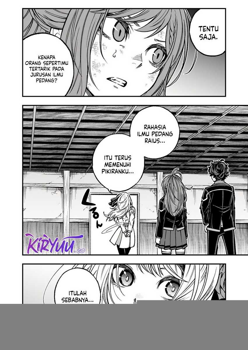 Umarekawatta Kensei Kenshi ga Reiguu sareru Majutsu Shijou Shugi no Gakuen de Musou suru Chapter 05 Bahasa Indonesia