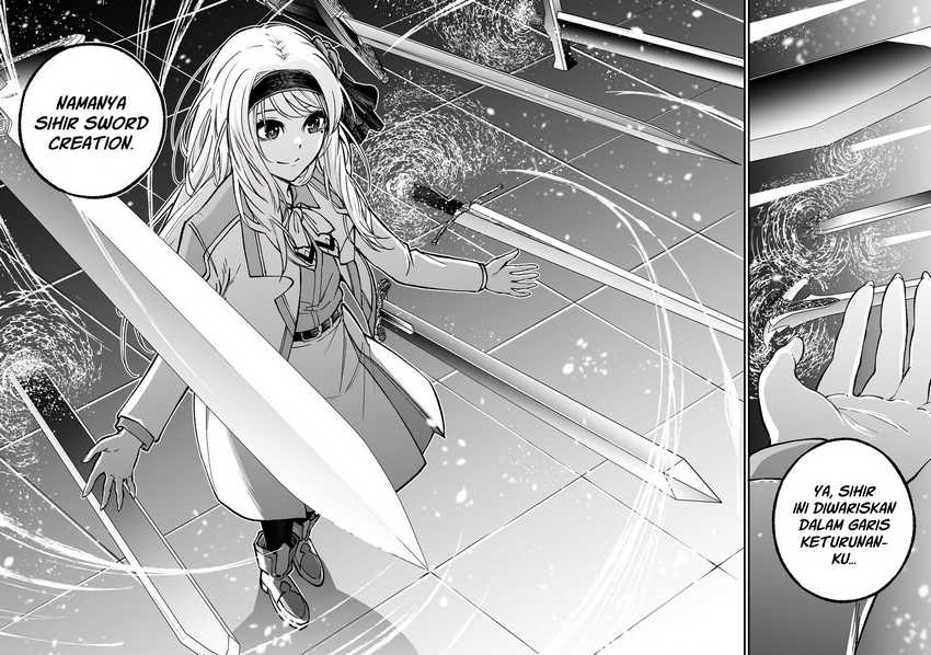 Umarekawatta Kensei Kenshi ga Reiguu sareru Majutsu Shijou Shugi no Gakuen de Musou suru Chapter 05 Bahasa Indonesia