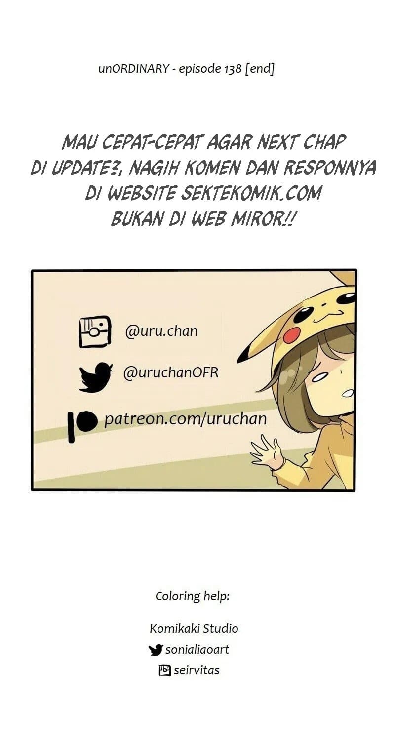 unOrdinary Chapter 138 Bahasa Indonesia