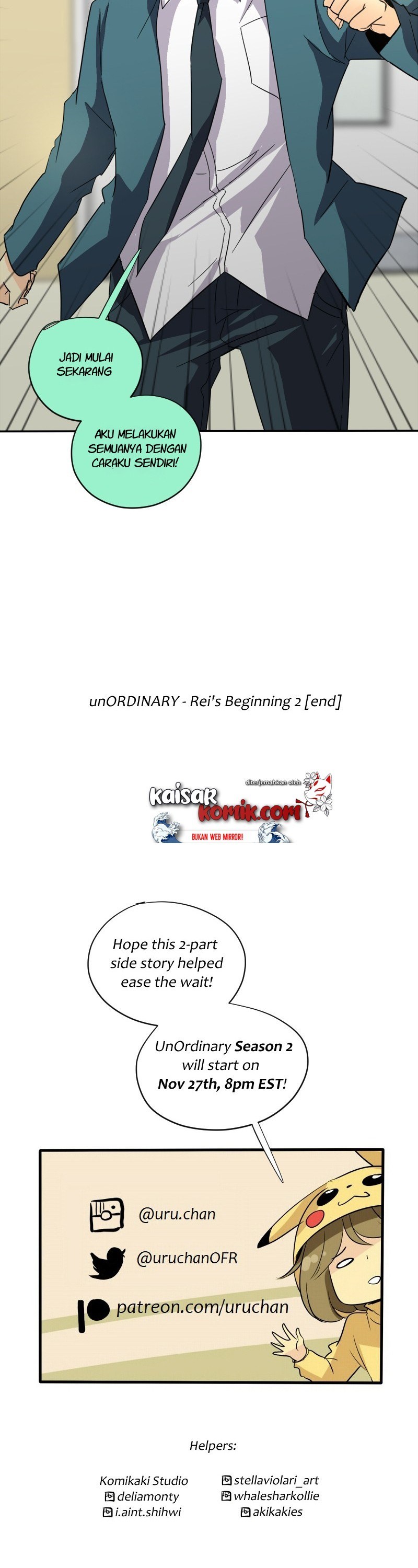 unOrdinary Chapter 157 (Side Story) Bahasa Indonesia