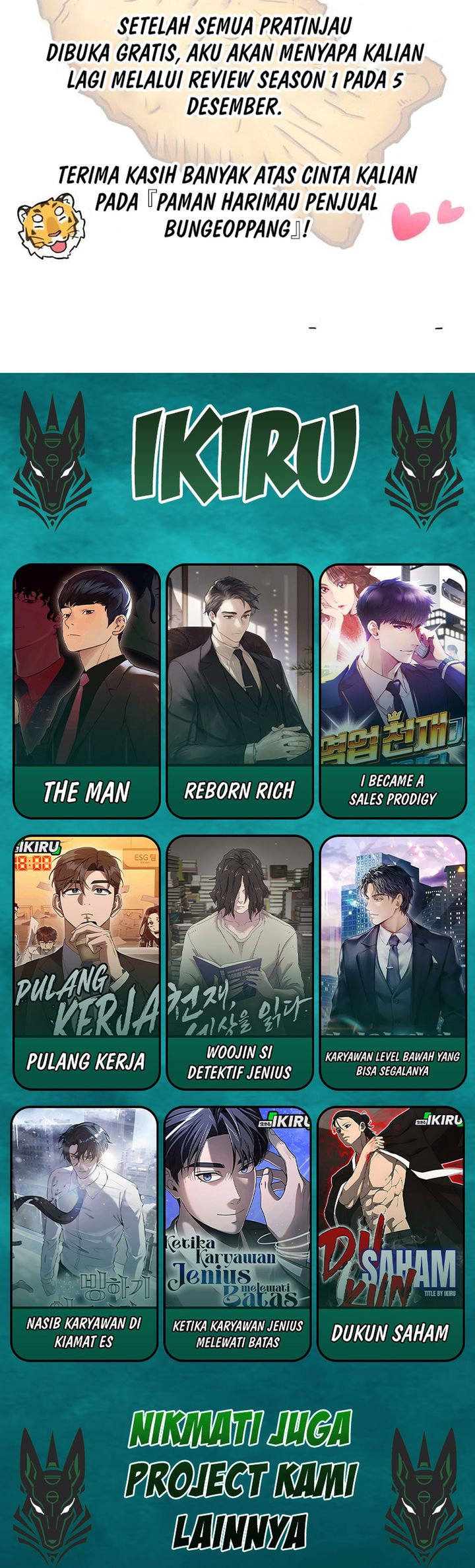 Uncle Bungeoppang Chapter 54 Bahasa Indonesia