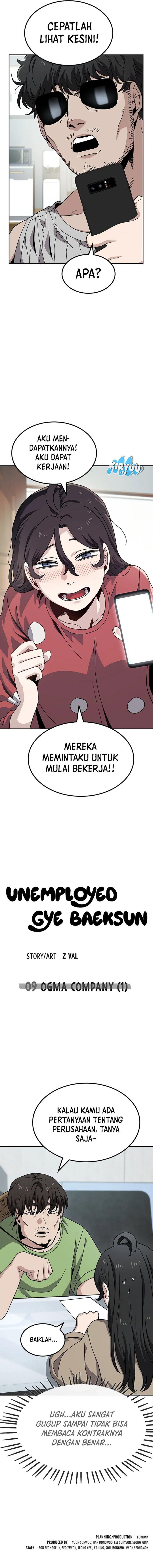 Unemployed Gye Baek Soon Chapter 09 Bahasa Indonesia