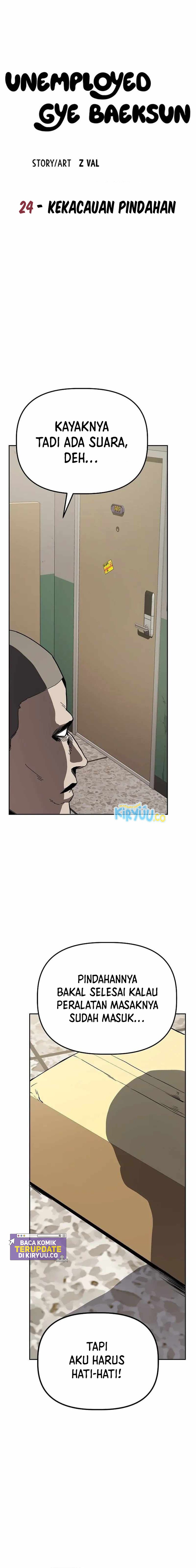 Unemployed Gye Baek Soon Chapter 24 Bahasa Indonesia