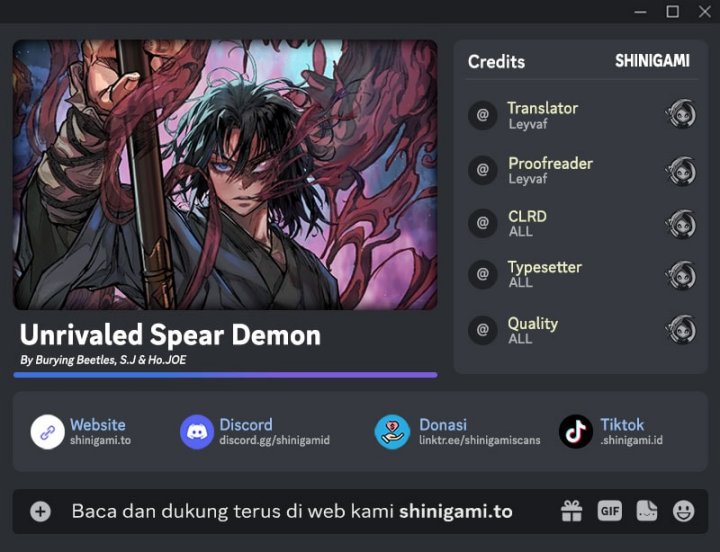 Unrivaled Spear Demon chapter 13