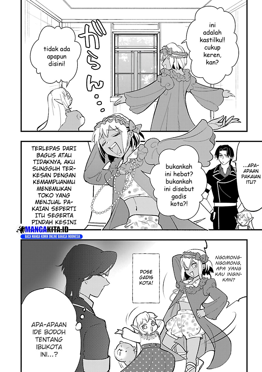 Urenokori no Dorei Elf wo Hirotta no de, Musume ni suru Koto ni shita Chapter 13.1 Bahasa Indonesia