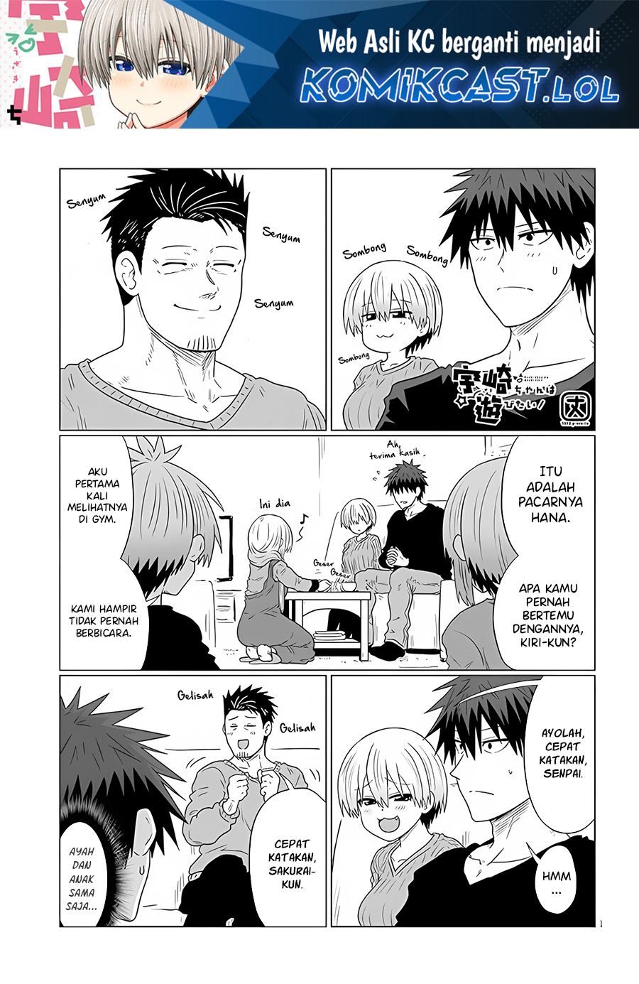 Uzaki-chan wa Asobitai! Chapter 109 Bahasa Indonesia