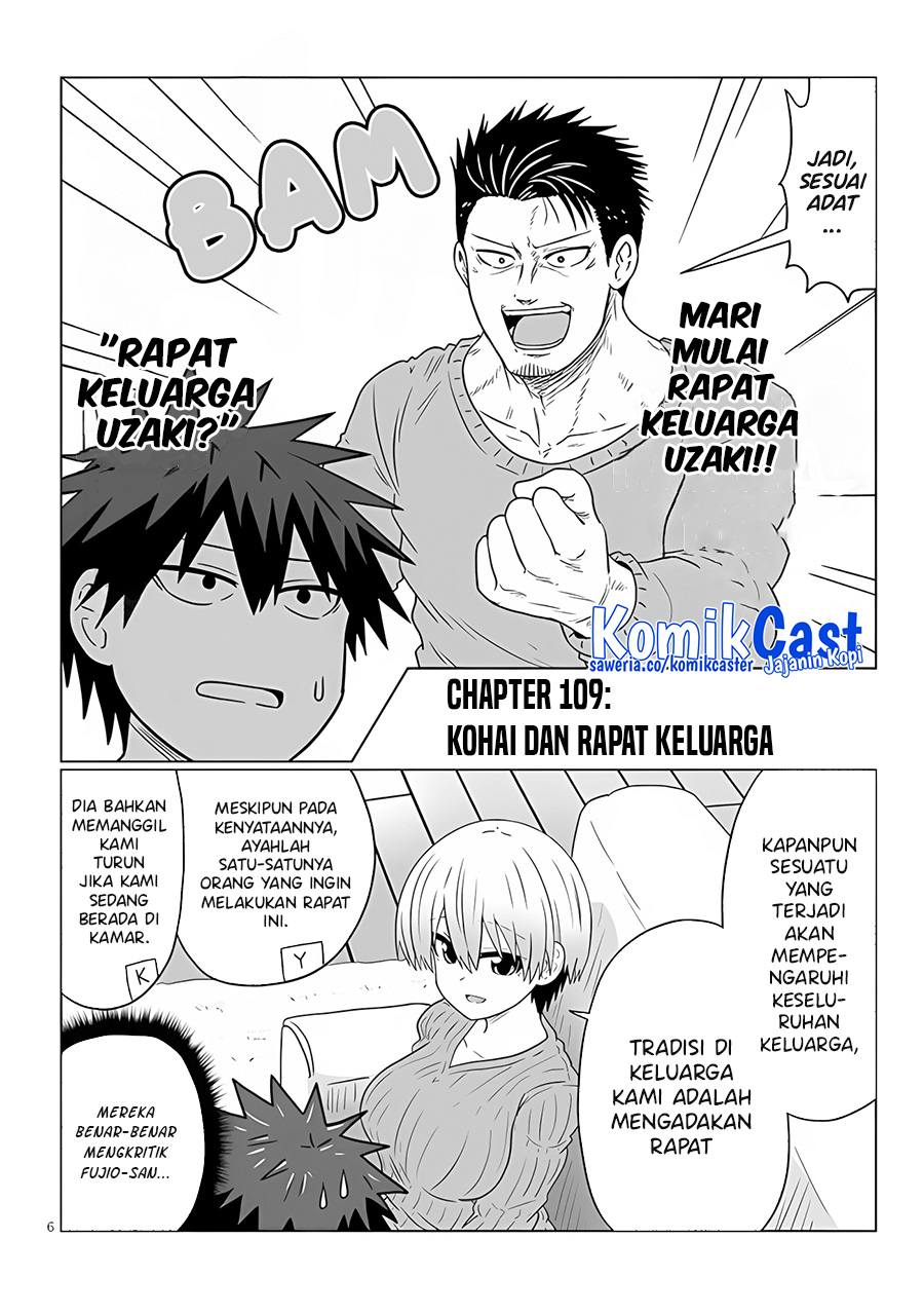 Uzaki-chan wa Asobitai! Chapter 109 Bahasa Indonesia