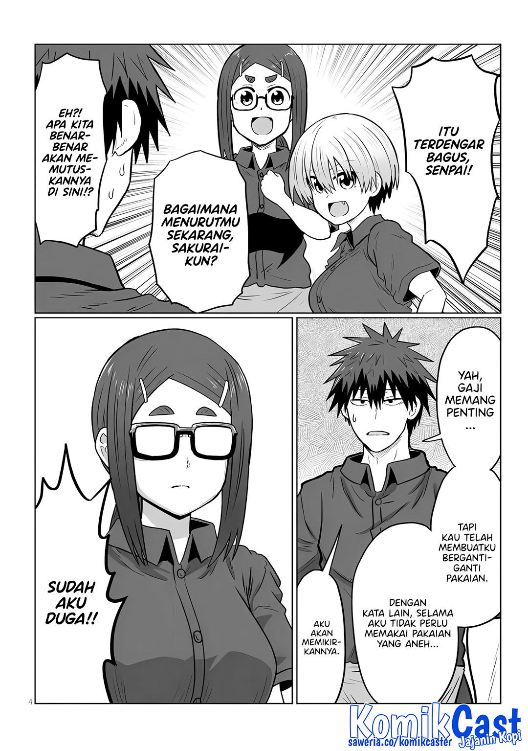 Dilarang COPAS - situs resmi www.mangacanblog.com - Komik uzaki chan wa asobitai 121 - chapter 121 122 Indonesia uzaki chan wa asobitai 121 - chapter 121 Terbaru 4|Baca Manga Komik Indonesia|Mangacan