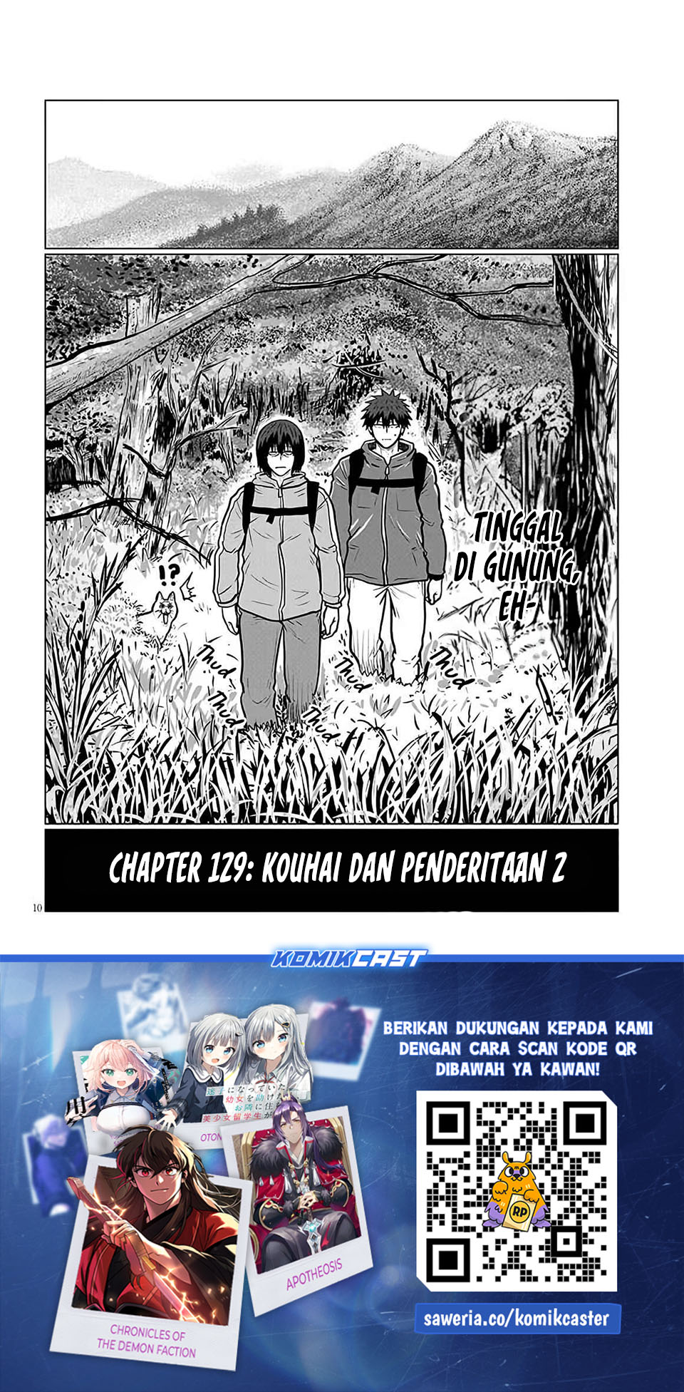 Uzaki-chan wa Asobitai! Chapter 129 Bahasa Indonesia
