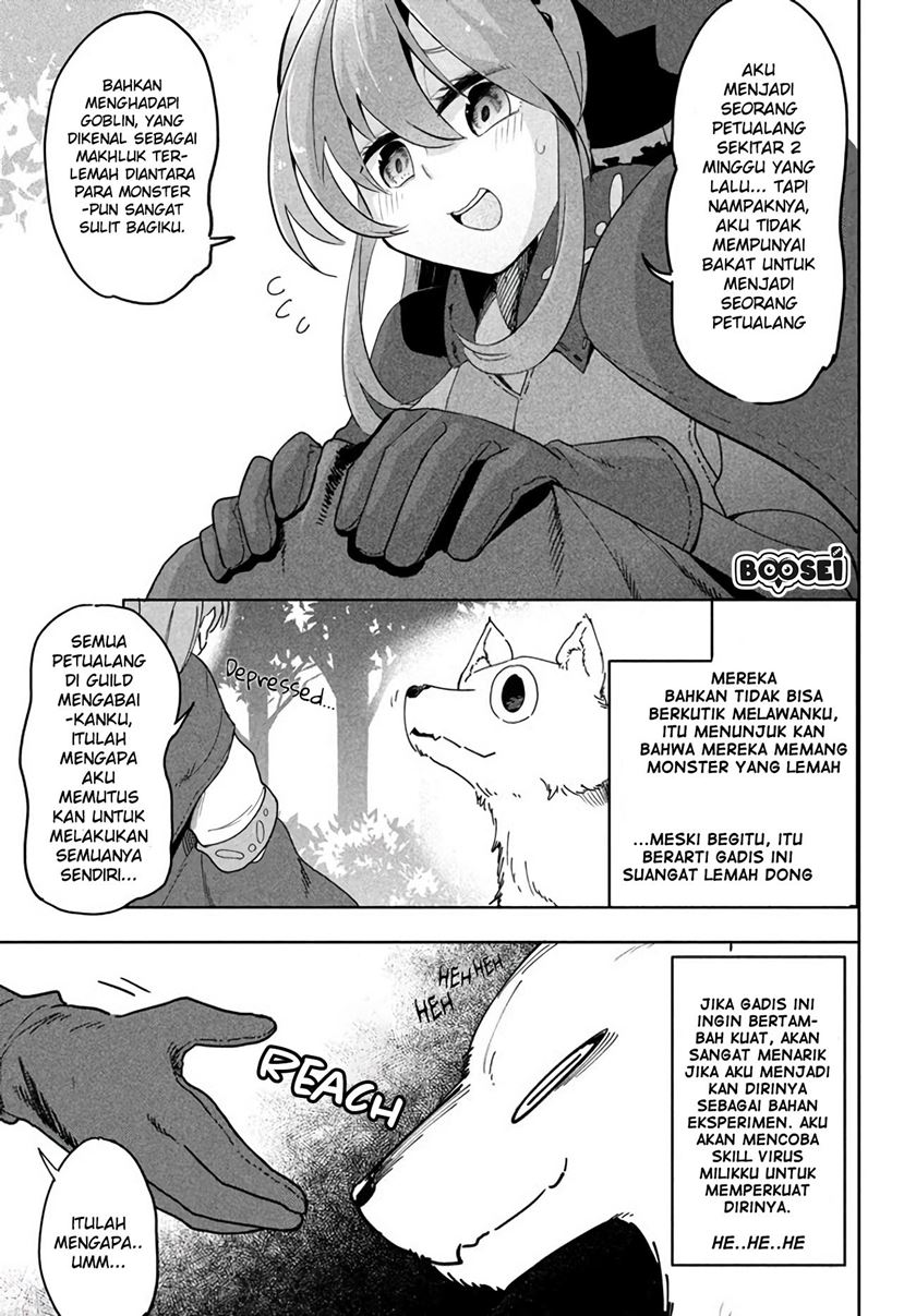 Virus Tensei kara Isekai Kansen Monogatari Chapter 03.1 Bahasa Indonesia