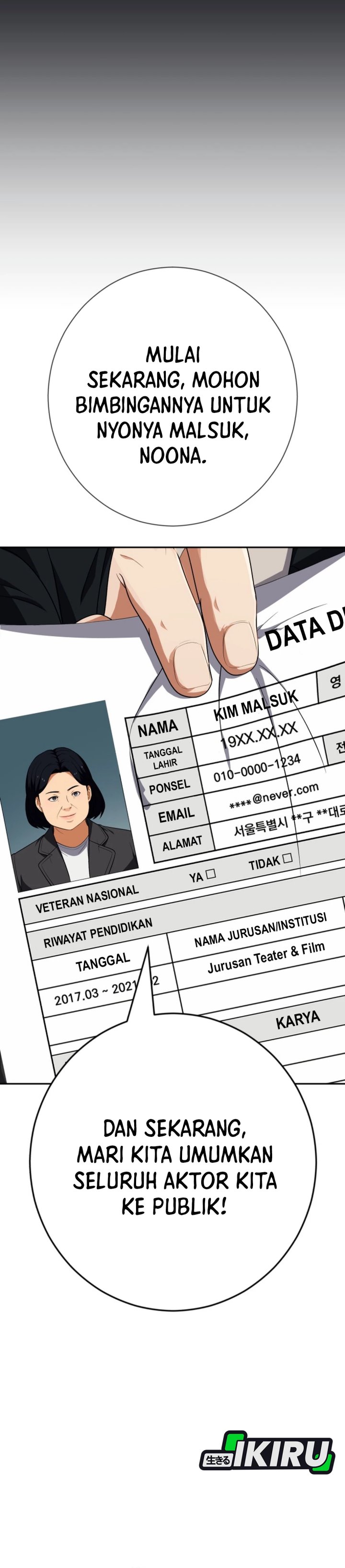 Voice Phishing Turns Your Life Around Chapter 68 Bahasa Indonesia