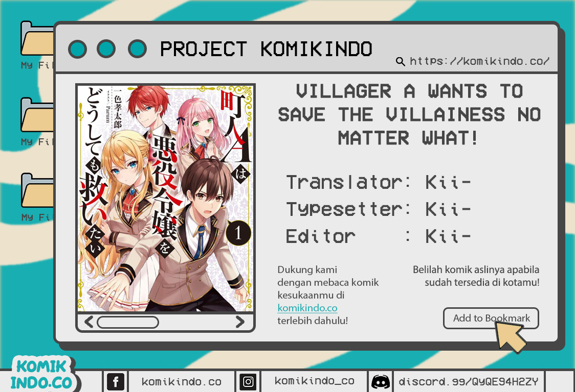 Villager A Wants to Save the Villainess no Matter What! chapter 1