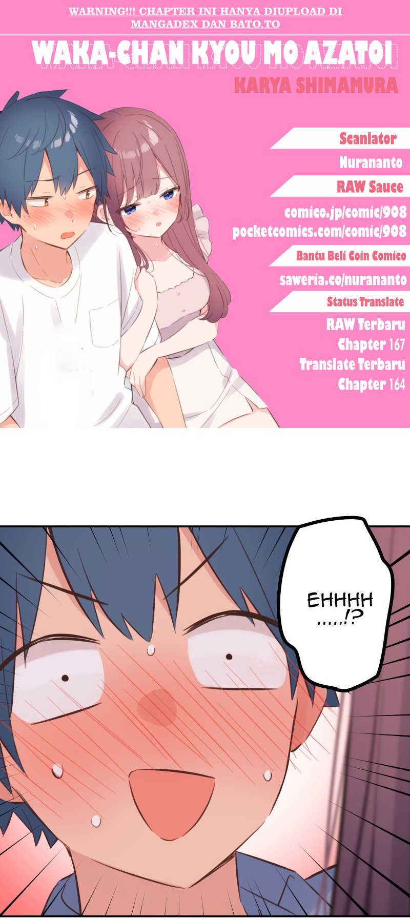 Waka-chan Is Flirty Again Chapter 164 Bahasa Indonesia