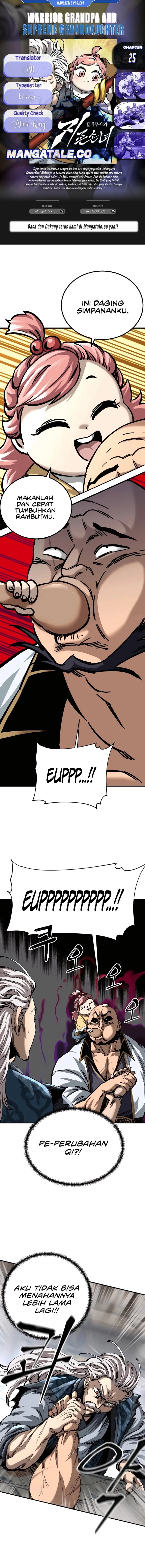 Warrior Grandpa and Supreme Granddaughter Chapter 25 Bahasa Indonesia
