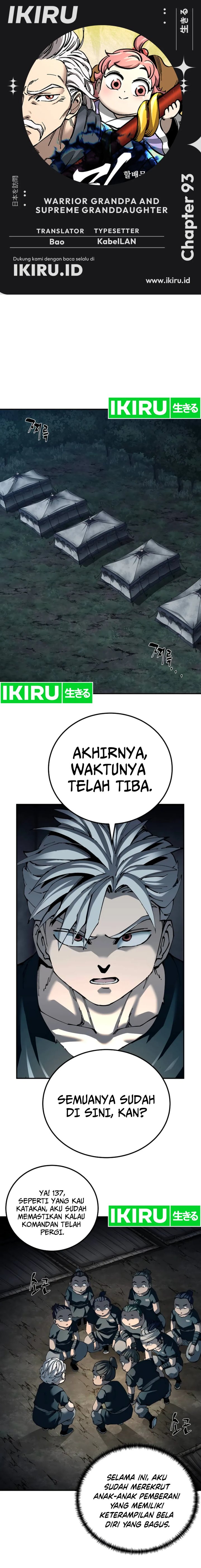 Warrior Grandpa and Supreme Granddaughter Chapter 93 Bahasa Indonesia