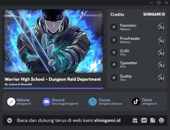 Warrior High School – Dungeon Raid Department chapter 43