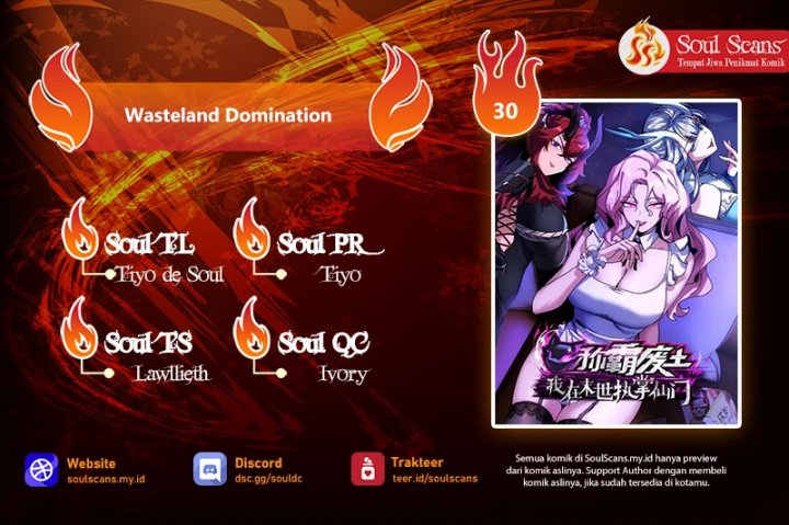Wasteland Domination (I Dominate the Apocalypse Through Cultivation) chapter 30
