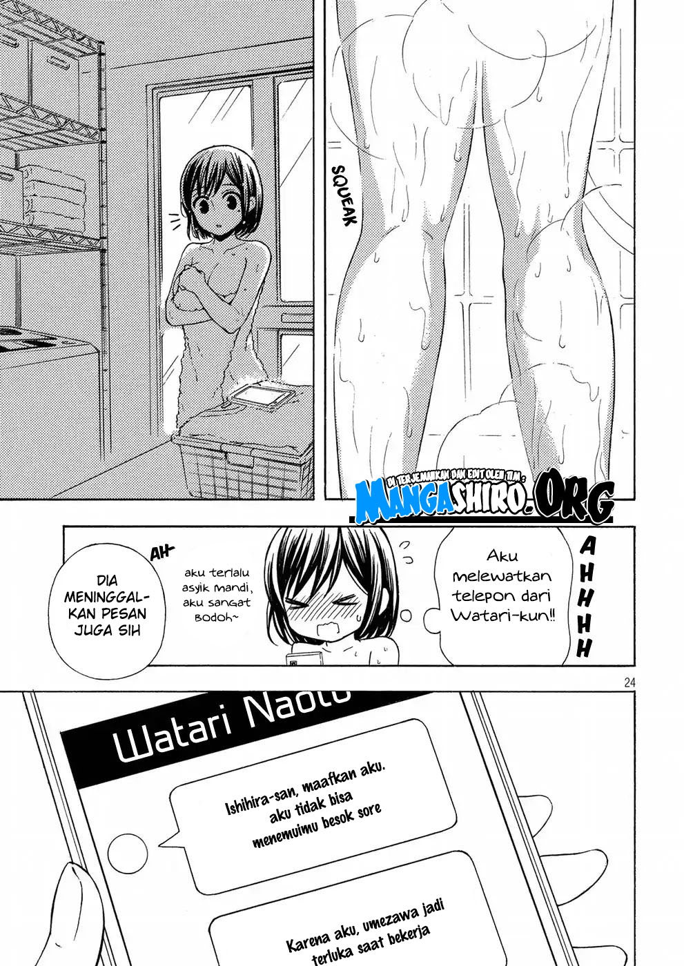 Watari-kun no xx ga Houkai Sunzen Chapter 38 Bahasa Indonesia