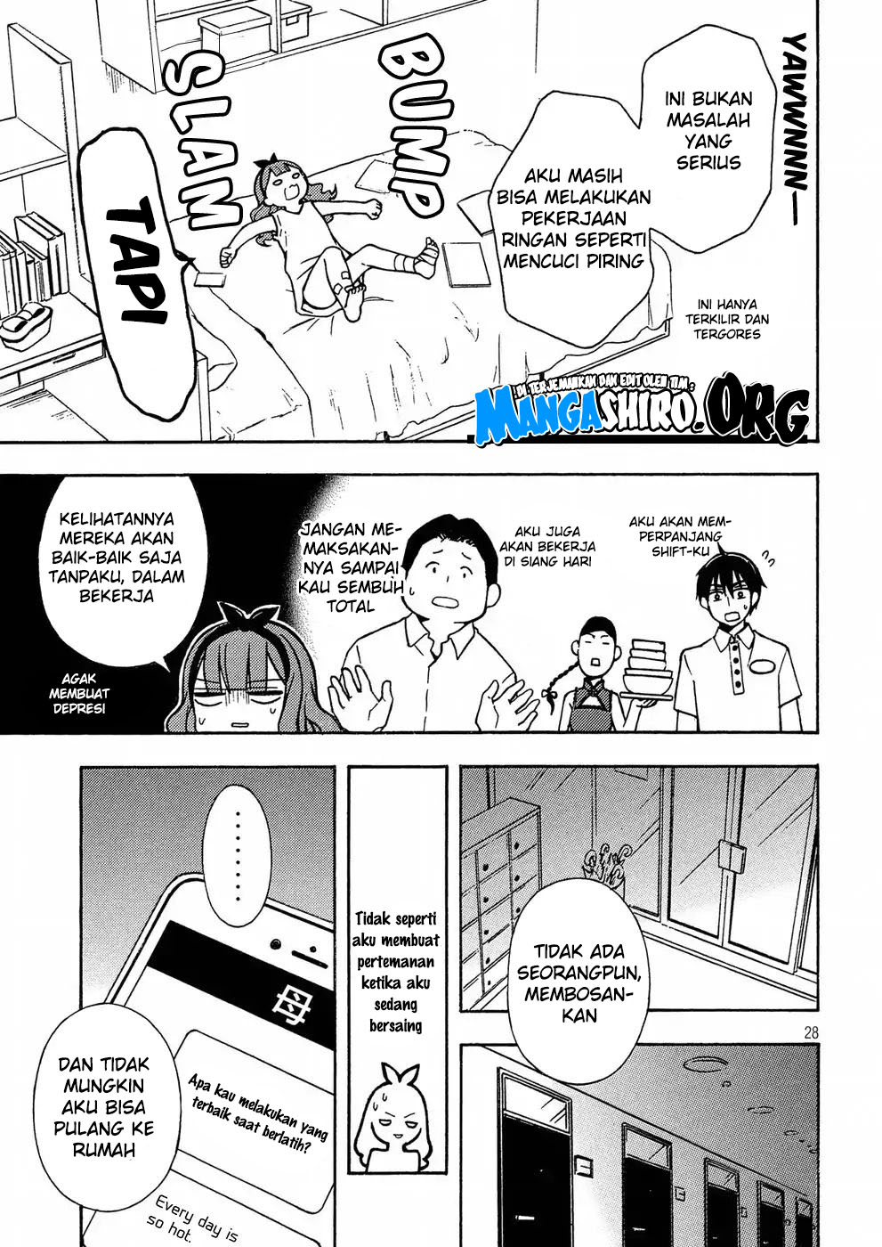 Watari-kun no xx ga Houkai Sunzen Chapter 38 Bahasa Indonesia