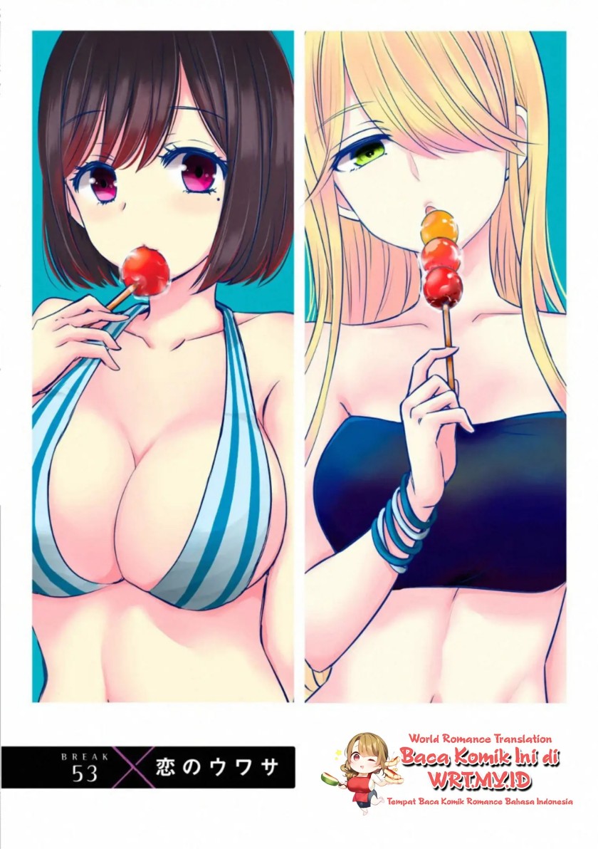 Watari-kun no xx ga Houkai Sunzen Chapter 53 Bahasa Indonesia