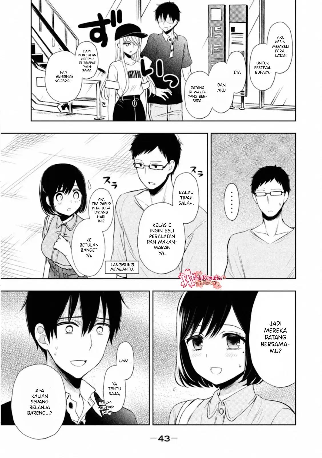 Watari-kun no xx ga Houkai Sunzen Chapter 54 Bahasa Indonesia