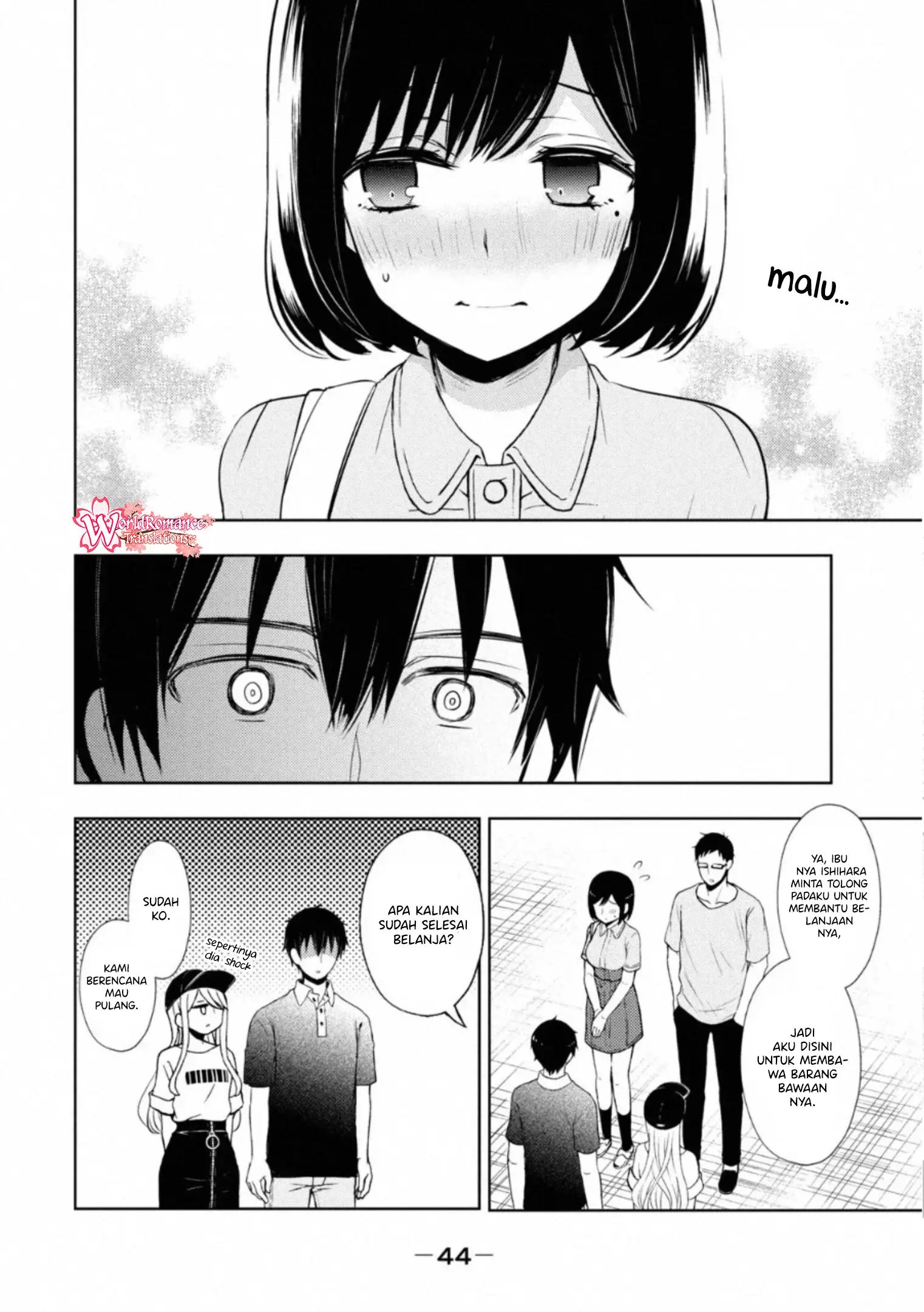 Watari-kun no xx ga Houkai Sunzen Chapter 54 Bahasa Indonesia