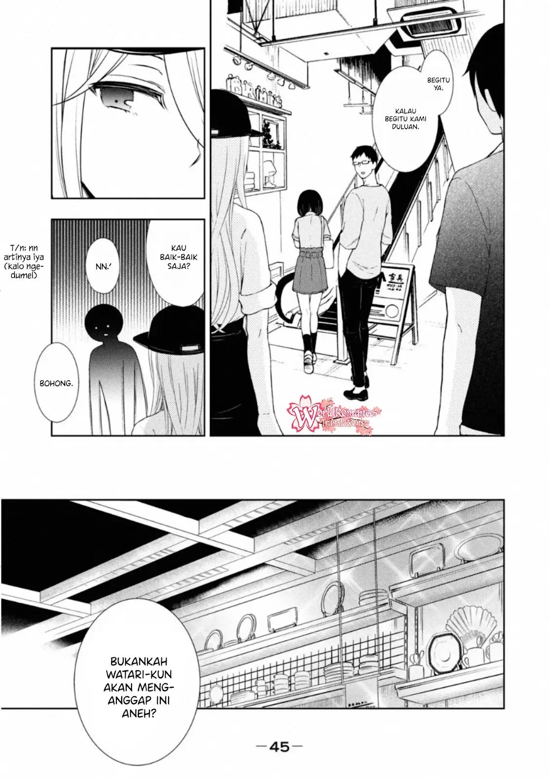 Watari-kun no xx ga Houkai Sunzen Chapter 54 Bahasa Indonesia