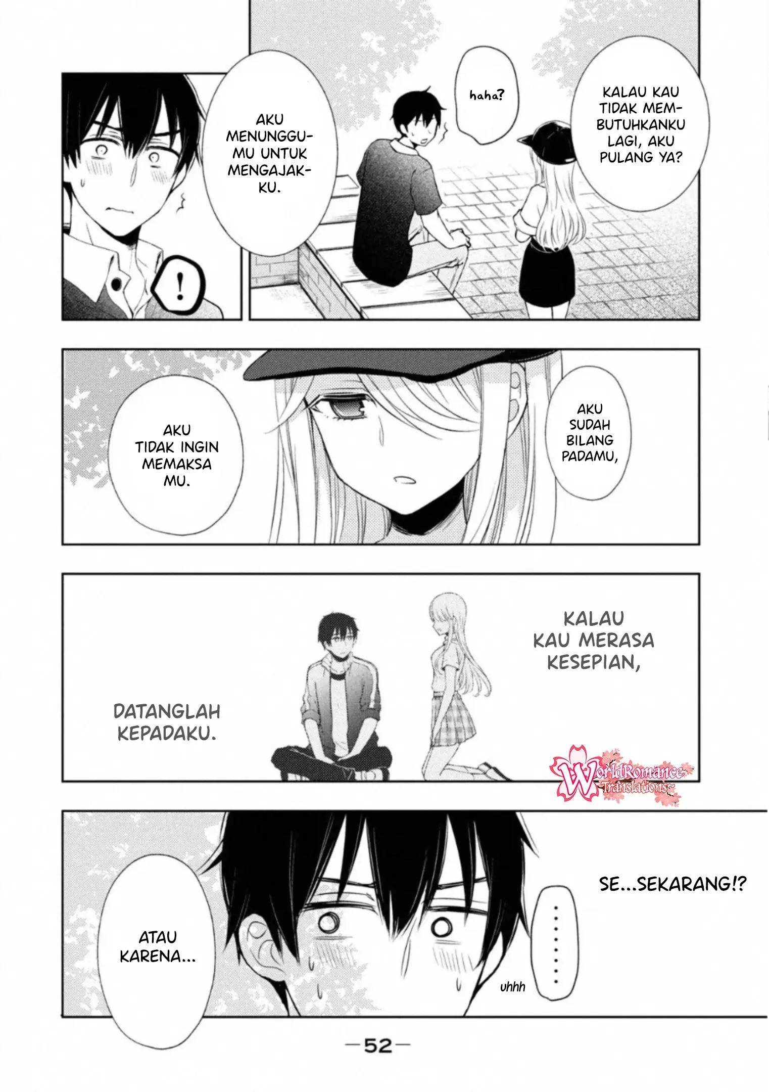Watari-kun no xx ga Houkai Sunzen Chapter 54 Bahasa Indonesia